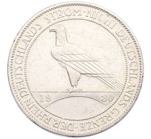 5 рейхсмарок 1930 года А Германия «Освобождение Рейнланда» — Фото №1