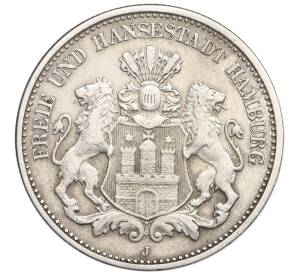 2 марки 1907 года Германия (Гамбург) — Фото №1