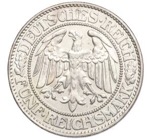 5 рейхсмарок 1928 года D Германия — Фото №2