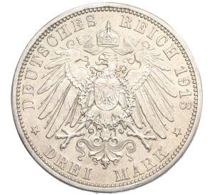 3 марки 1913 года Германия (Липпе) — Фото №2