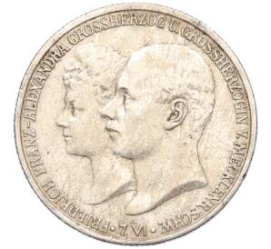 2 марки 1904 года Германия (Мекленбург-Шверин) «Свадьба Герцога Фридриха Франца IV» — Фото №1