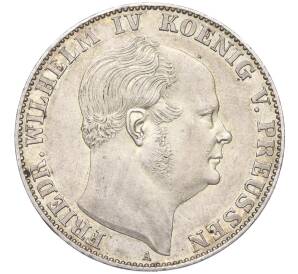 1 талер 1858 года Пруссия «Горный талер» — Фото №2