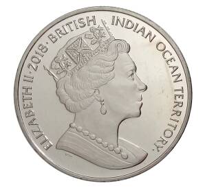 2 фунта 2018 года Британская территория Индийского океана — 100 лет со дня окончания Первой Мировой войны — Фото №2