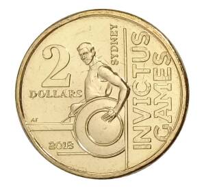 2 доллара 2018 года Австралия — Игры непобежденных 2018 — Фото №1