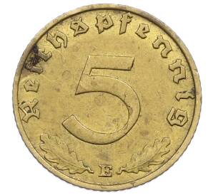 5 рейхспфеннигов 1938 года E Германия — Фото №2