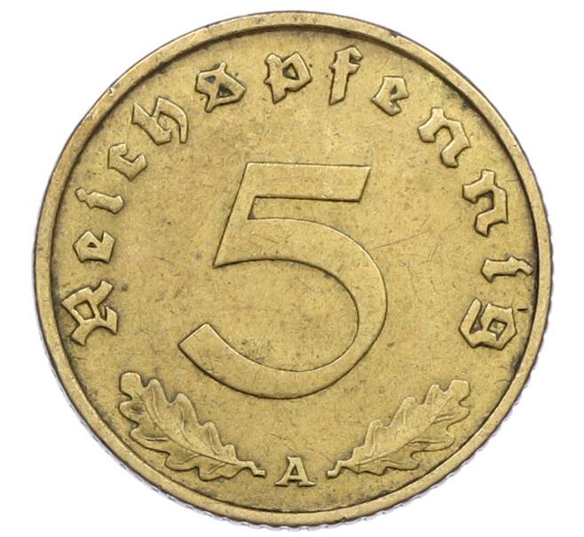 Монета 5 рейхспфеннигов 1938 года A Германия (Артикул: M2-85091) — Фото №2