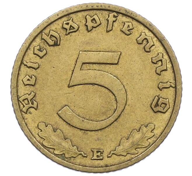 Монета 5 рейхспфеннигов 1938 года E Германия (Артикул: M2-85093) — Фото №2