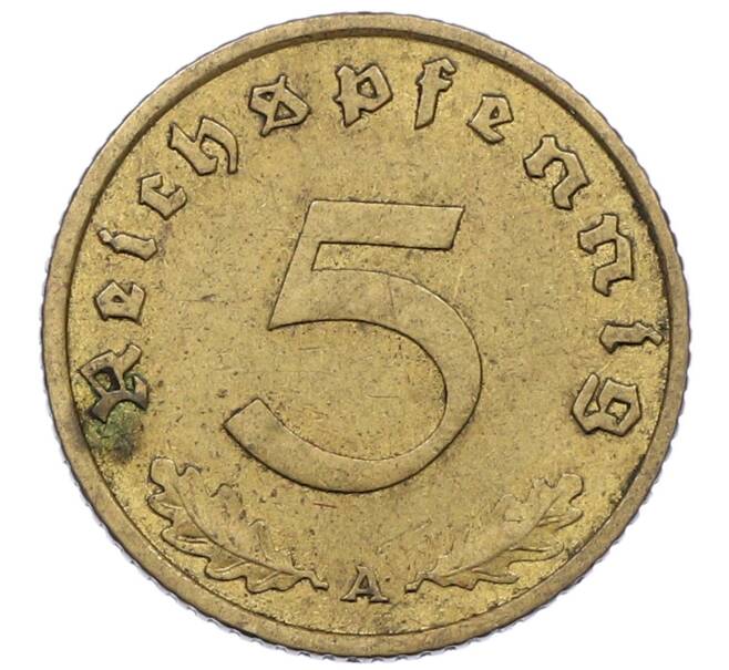 Монета 5 рейхспфеннигов 1938 года A Германия (Артикул: M2-85097) — Фото №2