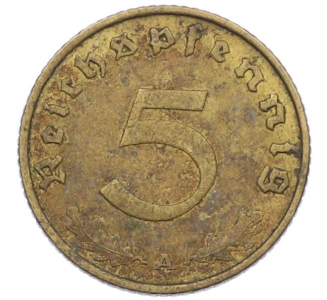 Монета 5 рейхспфеннигов 1938 года A Германия (Артикул: M2-85104) — Фото №2