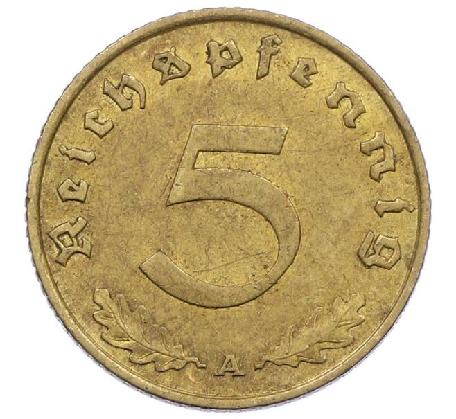 Монета 5 рейхспфеннигов 1938 года A Германия (Артикул: M2-85106) — Фото №2