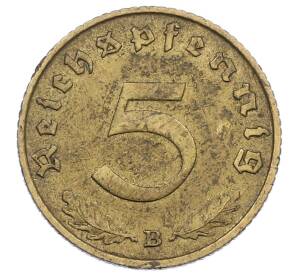 5 рейхспфеннигов 1939 года B Германия — Фото №2