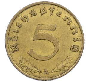 5 рейхспфеннигов 1939 года A Германия — Фото №2