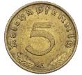 Монета 5 рейхспфеннигов 1938 года A Германия (Артикул: M2-85118) — Фото №2