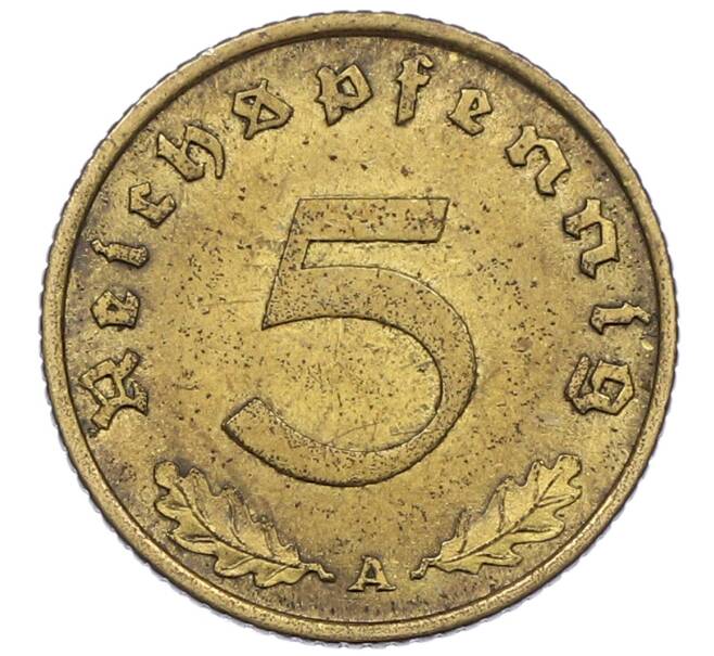 Монета 5 рейхспфеннигов 1938 года A Германия (Артикул: M2-85118) — Фото №2