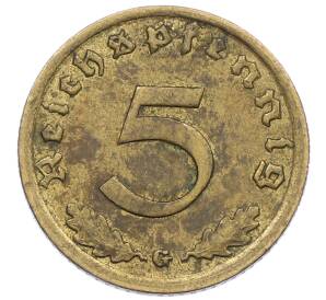 5 рейхспфеннигов 1938 года G Германия — Фото №2