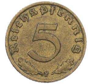 5 рейхспфеннигов 1938 года F Германия — Фото №2