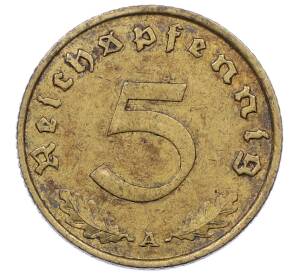 5 рейхспфеннигов 1938 года A Германия — Фото №2