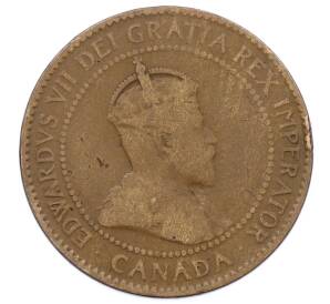 1 цент 1907 года Канада — Фото №2