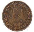 Монета 1 цент 1907 года Канада (Артикул: M2-85225) — Фото №1
