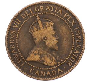 1 цент 1907 года Канада — Фото №2