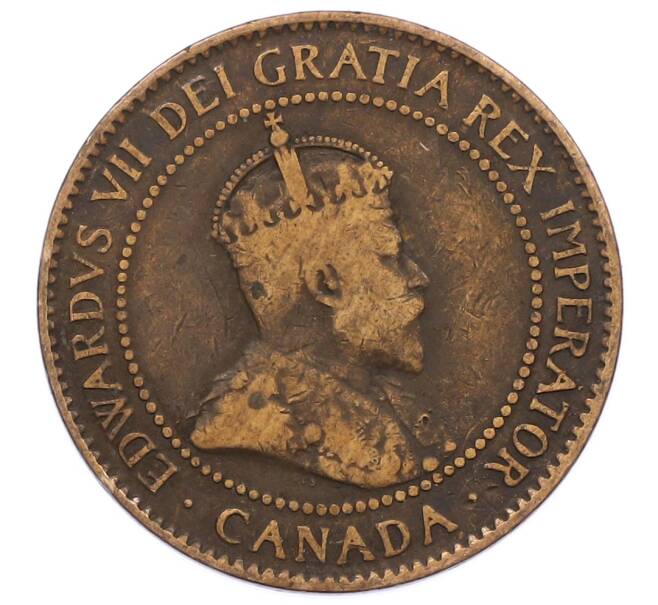 Монета 1 цент 1907 года Канада (Артикул: M2-85225) — Фото №2
