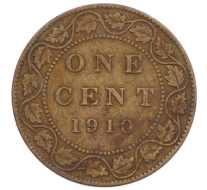 Монета 1 цент 1910 года Канада (Артикул: M2-85227) — Фото №1
