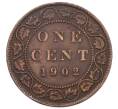 Монета 1 цент 1902 года Канада (Артикул: M2-85229) — Фото №1