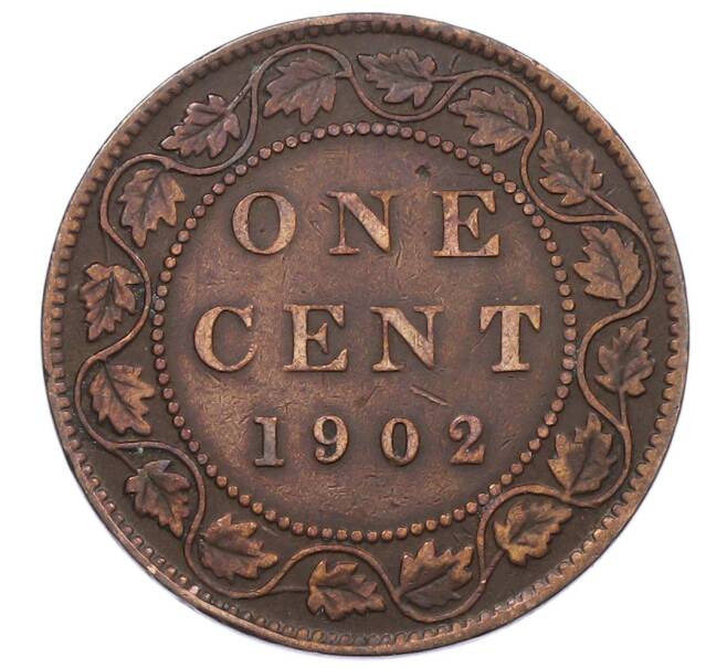 Монета 1 цент 1902 года Канада (Артикул: M2-85229) — Фото №1