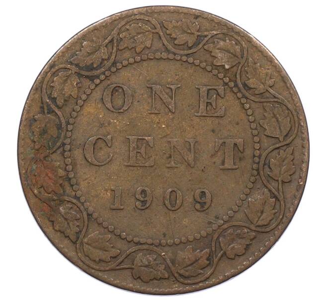 Монета 1 цент 1909 года Канада (Артикул: M2-85233) — Фото №1