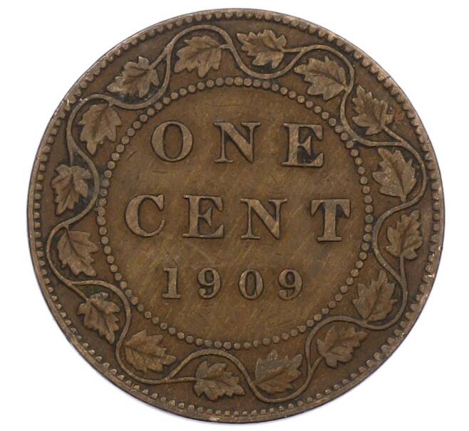 Монета 1 цент 1909 года Канада (Артикул: M2-85235) — Фото №1