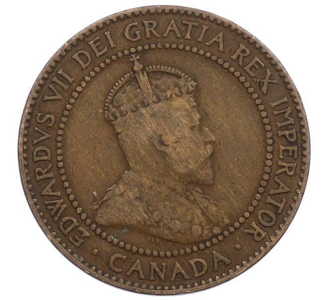 Монета 1 цент 1909 года Канада (Артикул: M2-85235) — Фото №2