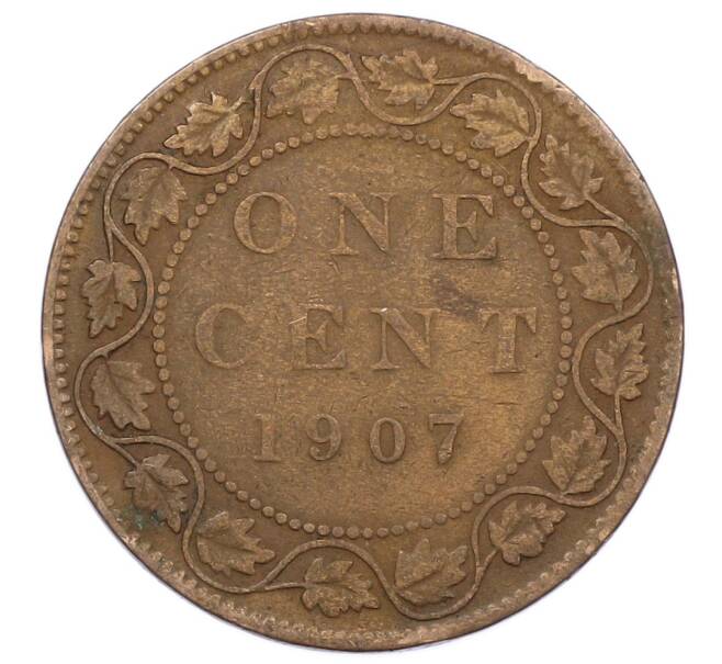 Монета 1 цент 1907 года Канада (Артикул: M2-85239) — Фото №1