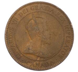 1 цент 1907 года Канада — Фото №2