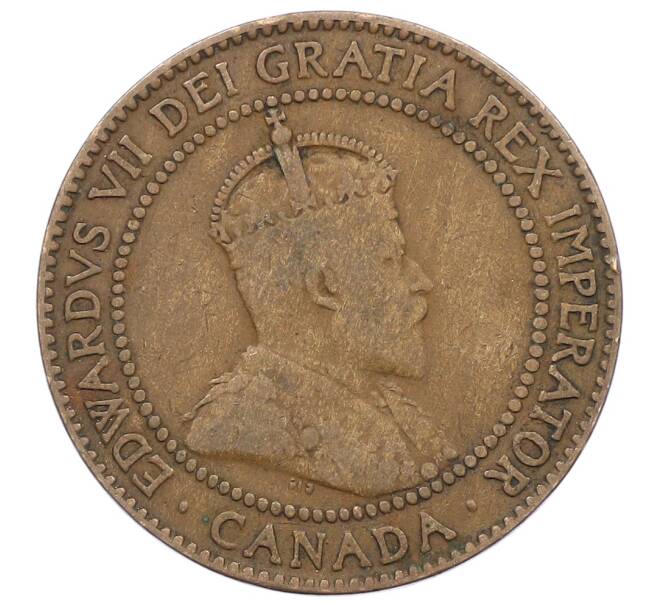 Монета 1 цент 1910 года Канада (Артикул: M2-85271) — Фото №2