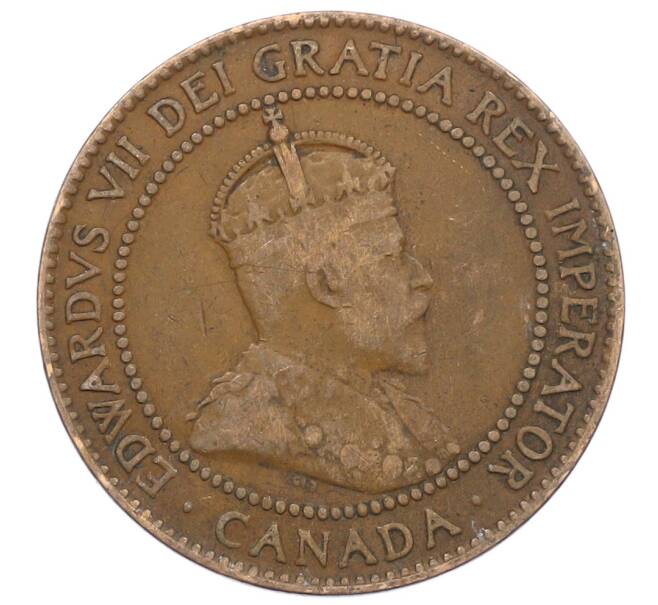 Монета 1 цент 1910 года Канада (Артикул: M2-85272) — Фото №2