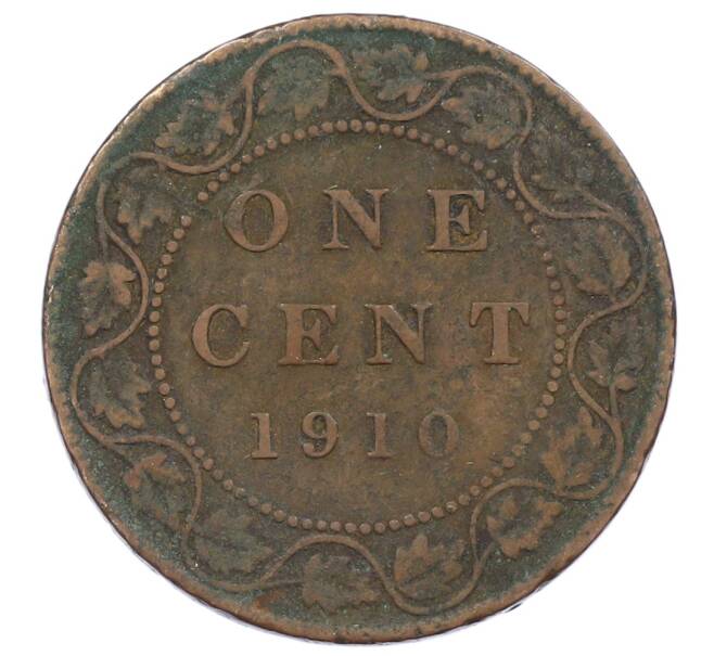 Монета 1 цент 1910 года Канада (Артикул: M2-85280) — Фото №1