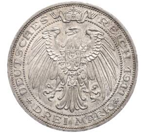 3 марки 1911 года Германия (Пруссия) «Бреславский университет»