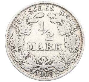 1/2 марки 1909 года A Германия — Фото №1