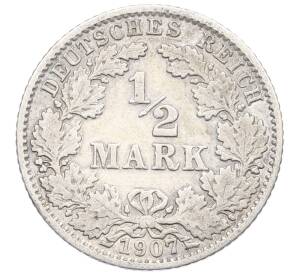1/2 марки 1907 года G Германия — Фото №1