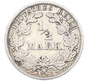 1/2 марки 1909 года F Германия — Фото №1