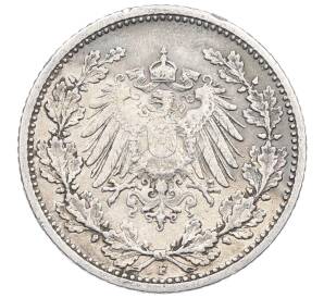 1/2 марки 1909 года F Германия — Фото №2