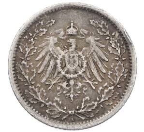 1/2 марки 1907 года A Германия — Фото №2