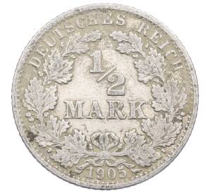 1/2 марки 1905 года G Германия — Фото №1