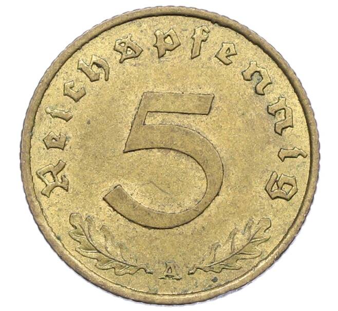 Монета 5 рейхспфеннигов 1938 года A Германия (Артикул: M2-85452) — Фото №2