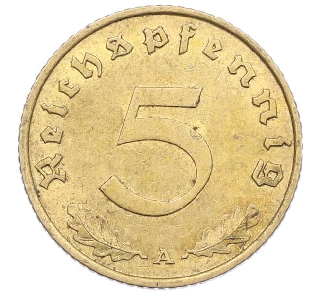 Монета 5 рейхспфеннигов 1938 года A Германия (Артикул: M2-85455) — Фото №2