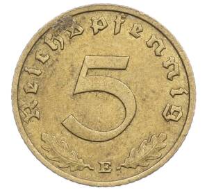 5 рейхспфеннигов 1939 года E Германия — Фото №2