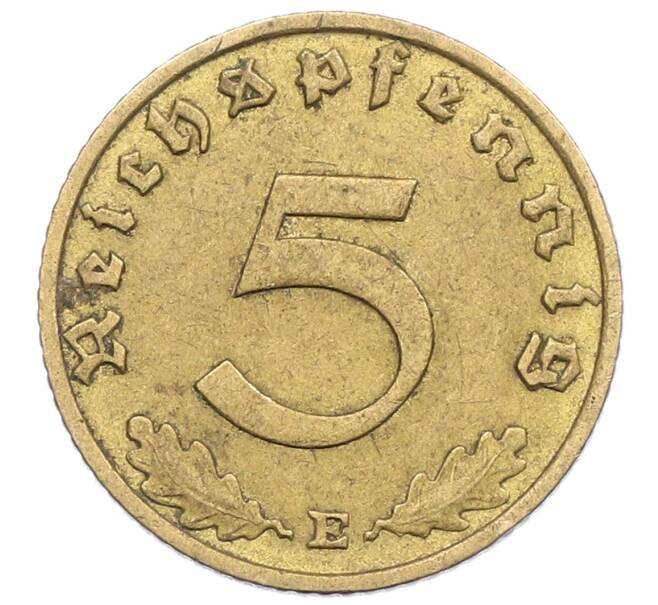 Монета 5 рейхспфеннигов 1938 года E Германия (Артикул: M2-85468) — Фото №2