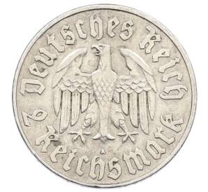 2 рейхсмарки 1933 года A Германия «450 лет со дня рождения Мартина Лютера»