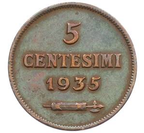 5 чентезимо 1935 года Сан-Марино — Фото №1