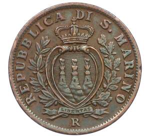 5 чентезимо 1935 года Сан-Марино — Фото №2